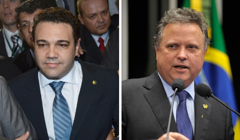 Marco Feliciano, presidente da Comissão de Direitos Humanos da Câmara dos Deputados e Blairo Maggi, presidente da Comissão do Meio Ambiente do Senado | Fotos: Fabio Rodrigues Pozzebom/ABr e Pedro França/Agência Senado