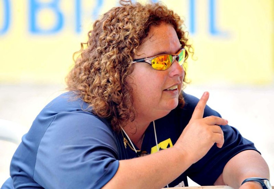 Letícia Pessoa, de 48 anos: técnica ganhou respeito de seus pupilos | Mauricio Kaye/ cbv