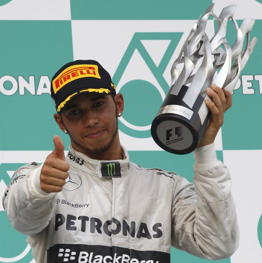 Hamilton foi o terceiro na Malásia, mas reconheceu que seu companheiro merecia no pódio | Edgar Su/Reuters