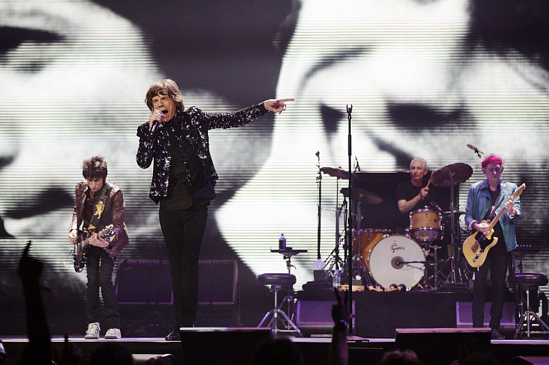 Os Rolling Stones Mick Jagger, Keith Richards, Ron Wood e Charlie Watts se apresentam em Nova York | REUTERS/Lucas Jackson