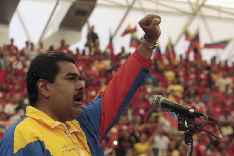 Nicolas Maduro durante ato de campanha | REUTERS/Miraflores Palace/Handout