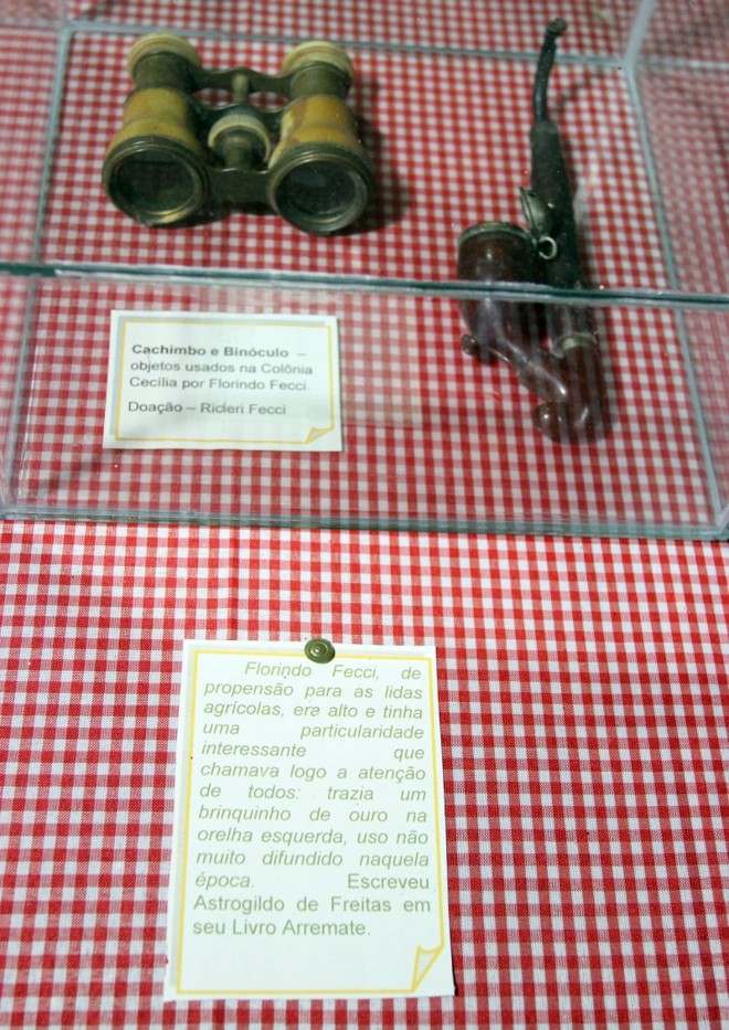 Alguns objetos que fizeram parte de Cecília |