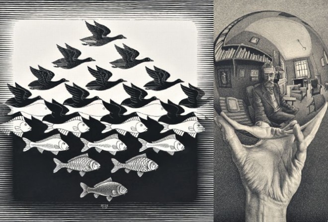 Reprodução de obras importantes de Escher integram a coleção, que tem 16 trabalhos no total | 