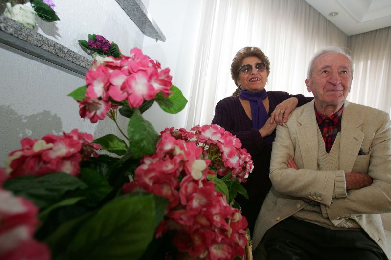 Gerdt Hatschbach e sua esposa Maria Magdaura | Ivonaldo Alexandre/Agência de Notícias Gazeta do Povo