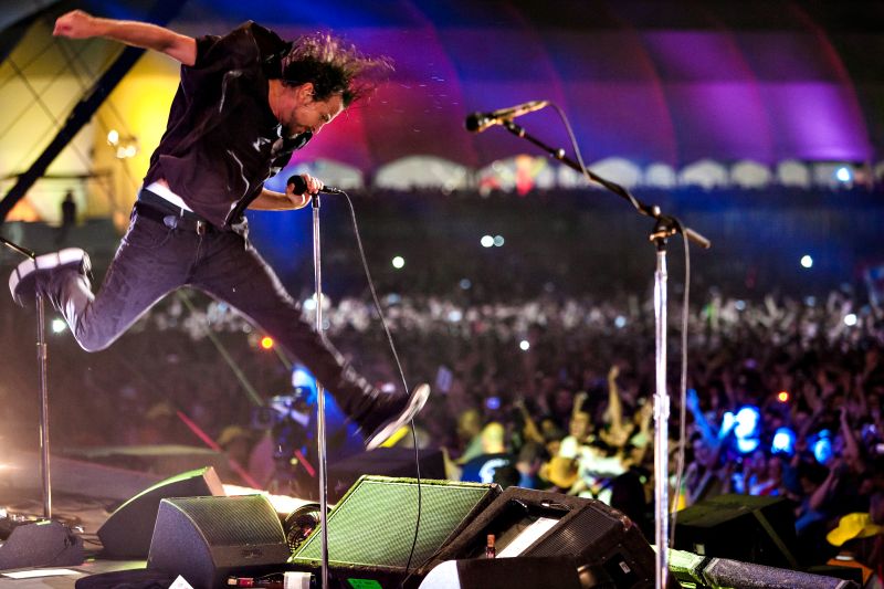 Mesmo sem acordo fechado, Multishow divulgou transmissão do show do Pearl Jam | Cambria Harkey/Divulgação