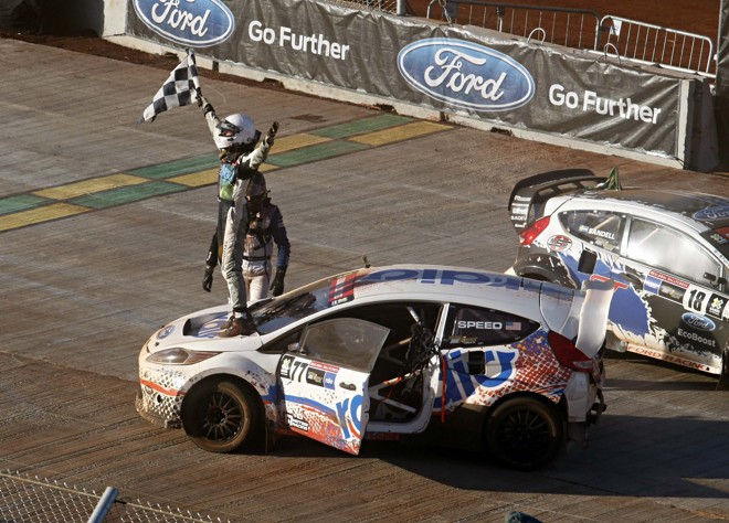 Americano Scott Speed Comemora a vitoria no Rally do X Games | 