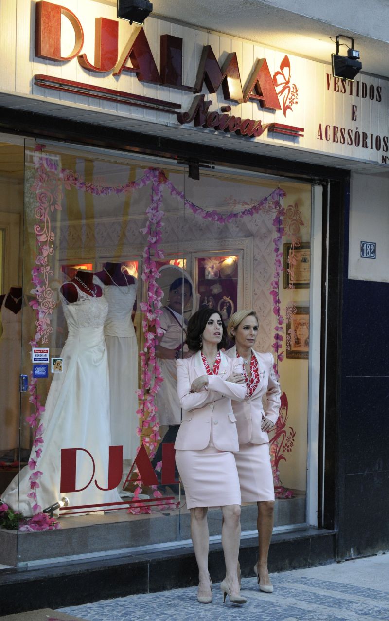 Fátima (Fernanda Torres) e Sueli (Andréa Beltrão): mudanças no trabalho na Djalma Noivas | Estevam Avellar /TV Globo