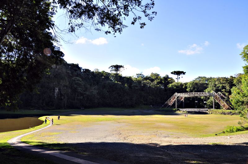 Pedreira Paulo Leminski: enquanto não houver liberação, nenhum show será confirmado no local | Daniel Caron/Gazeta do Povo