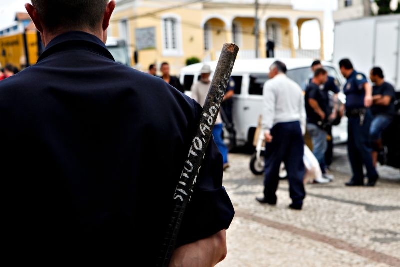 Maioria: mais de 1,5 milhão de agentes de segurança atuam clandestinamente no Brasil, o dobro dos profissionais legalizados | Albari Rosa/Gazeta do Povo