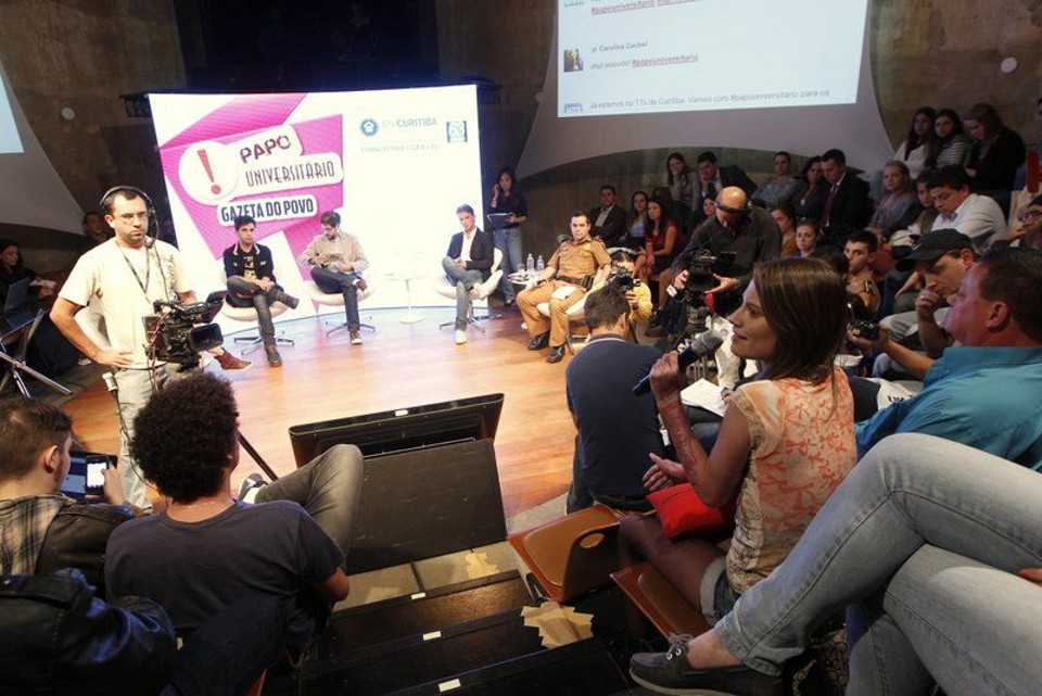Papo Universitário desta quarta-feira no Teatro Paiol | Daniel Castellano/Gazeta do Povo