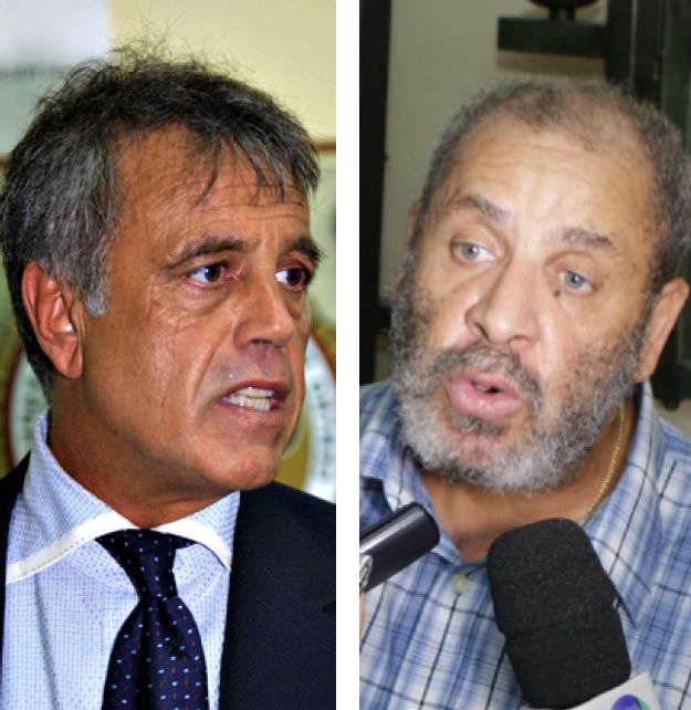 Luiz Carlos de Oliveira e Gérson Machado, detidos ontem: rede cobraria propina de ferros-velhos | Arquivo/ Gazeta do Povo e Aniele Nascimento/ Gazeta do Povo