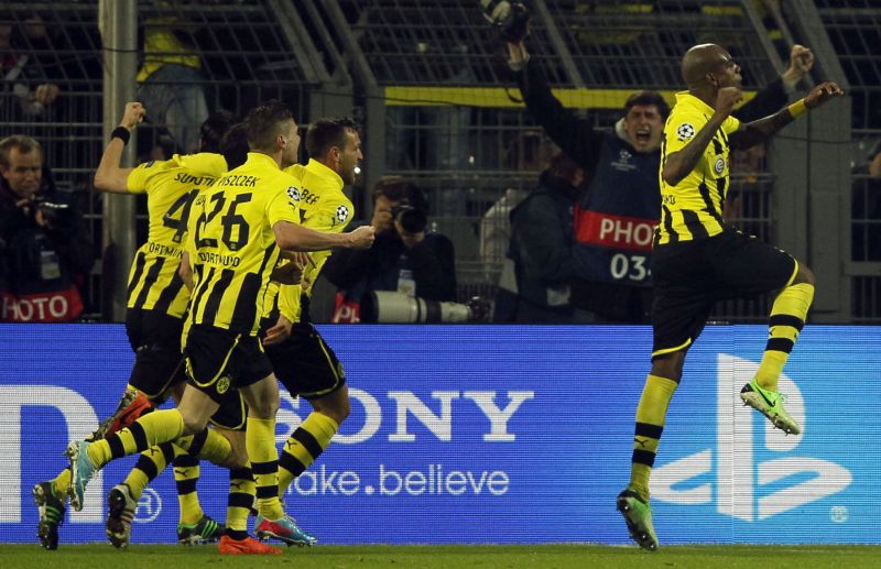 Felipe Santana fez o gol que garantiu a classificação do Borussia | Reuters