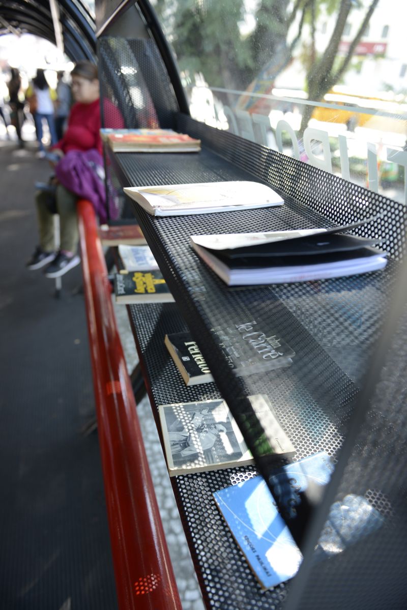 Estação-tubo da linha Boqueirão, na Carlos Gomes | Henry Milleo/ Gazeta do Povo