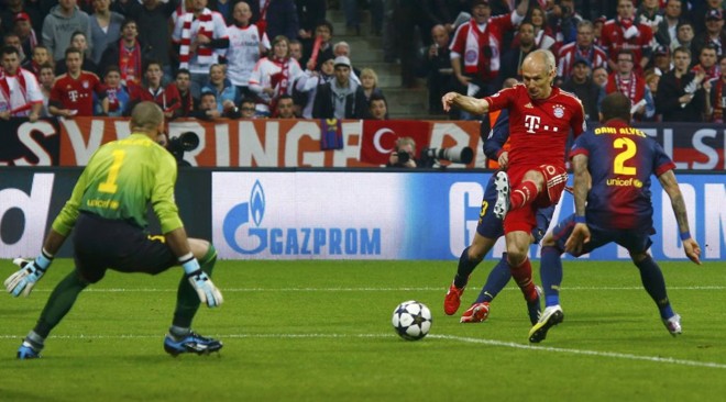 Robben fez o terceiro gol da goleada alemã | 