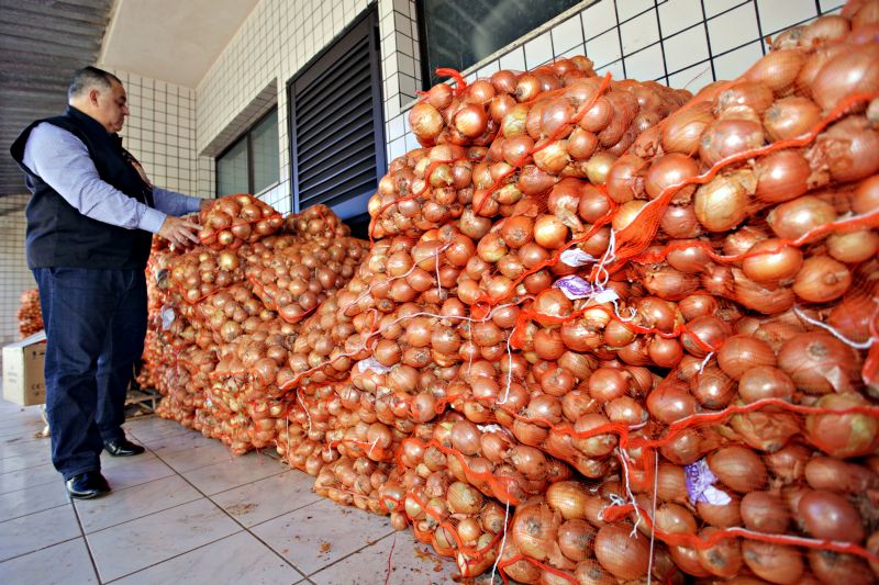 A cebola apreendida: só neste ano, 93 toneladas | Kiko Sierich/ Gazeta do Povo