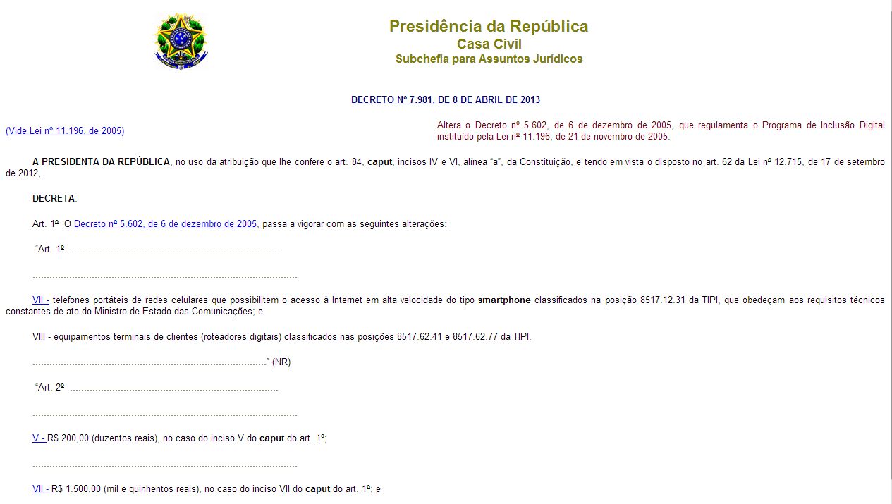 Decreto assinado foi publicado nesta terça-feira no Diário Oficial. |