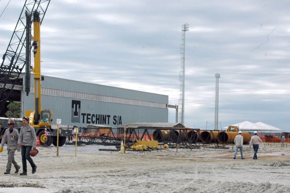 Unidade de Pontal da Techint que vai construir uma das plataformas para exploração do pré-sal | Sandra Terena