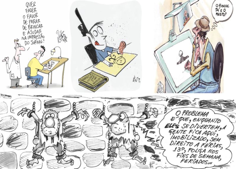 | Tiago Recchia; Alberto Benett de Macedo, Ademir Paixão e Francisco Camargo, o Pancho