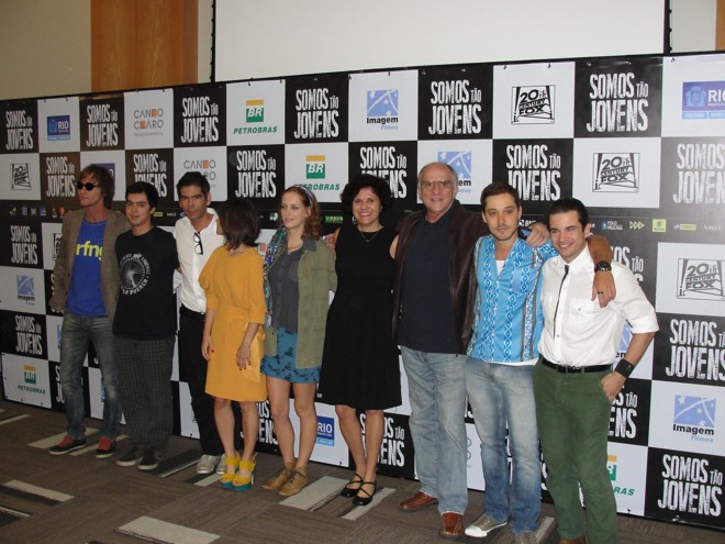 Elenco, produção e músicos do Legião apresentaram o filme à imprensa esta semana | 