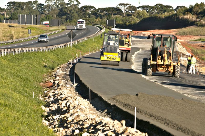 Antecipação da construção do contorno de Campo Largo é um dos poucos avanços nas conversas entre governo e concessionárias | Marcelo Andrade/Gazeta do Povo
