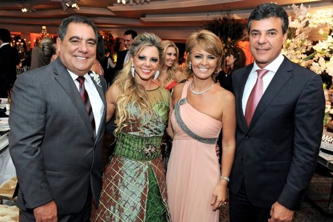 Dirceu e Zaira Galléas com Fernanda e o governador Beto Richa | 