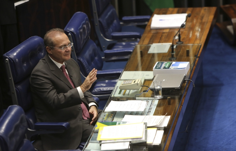 Pressionado pelo governo e pelo presidente do STF, Renan Calheiros encaminhou proposta de criação dos novos tribunais para análise da área jurídica do Senado | Fábio Rodrigues Pozzebom/ABr