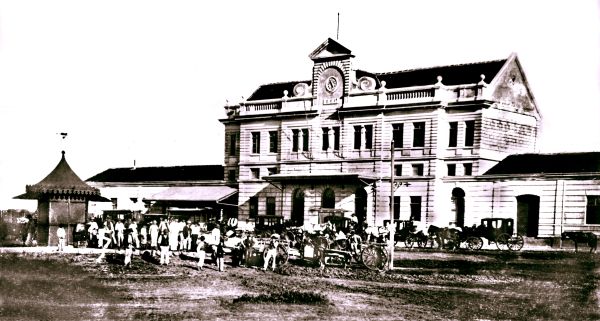 Estação da Estrada de Ferro em 1903 | Acervo Cid Destefani