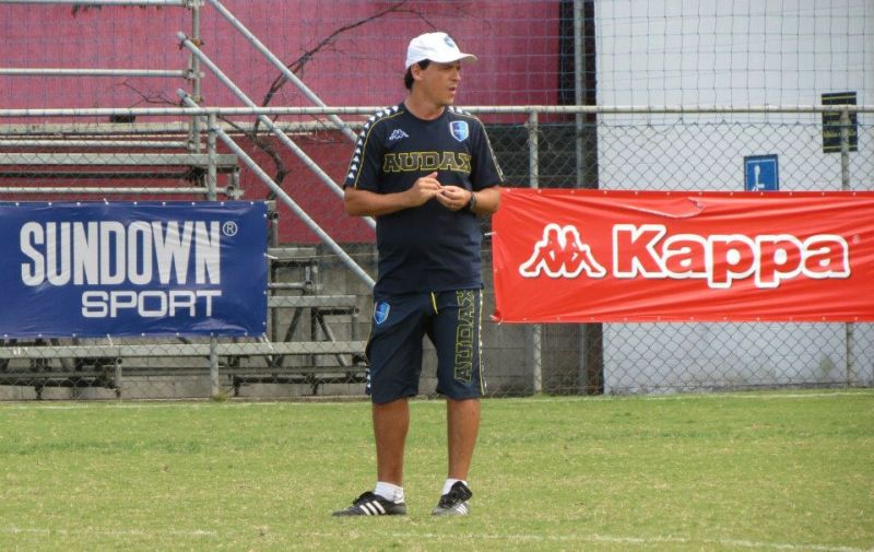 Fernando Diniz conversou com o gerente de futebol paranista Alex Brasil | Divulgação / Audax