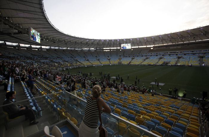 Estádio teve somente 30% de sua capacidade liberada para o evento festivo | Ricardo Moraes/Reuters