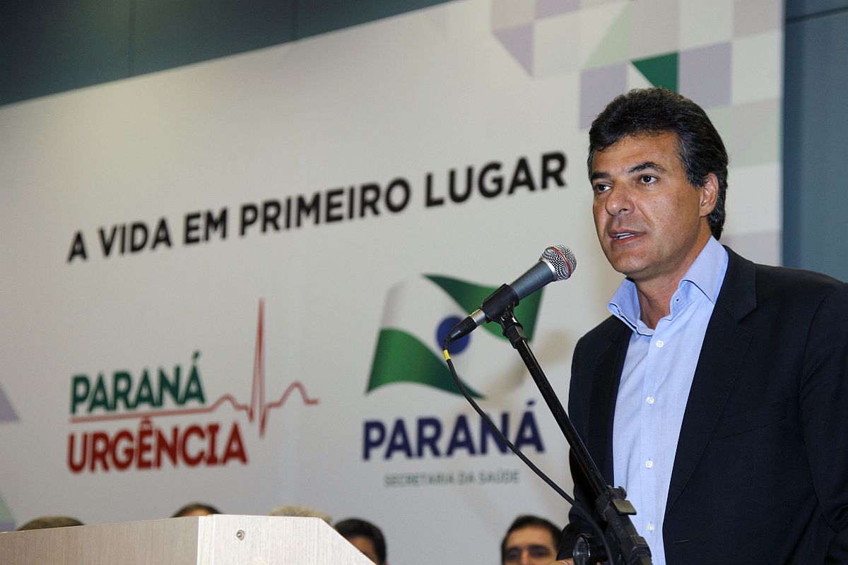 Governador Beto Richa anuncia lançamento do do programa Rede Paraná Urgência | Orlando Kissner/ANPr