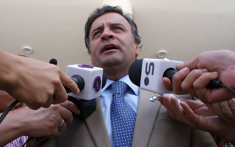 Aécio: posicionamento do PSB mostra fragilidade do governo | Marco André Lima/ Gazeta do Povo