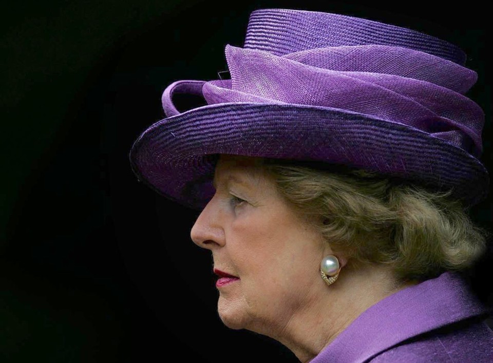 Foto de 2007 mostra a ex-primeira-ministra no aniversário de 25 anos da Guerra das Malvinas/Falklands | Reuters/Cathal McNaughton/Compartilhamento/Arquivo