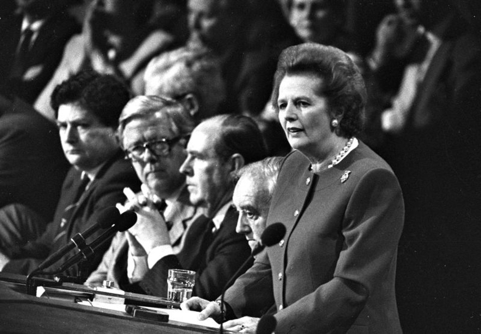 Em convenção do partido (1988) | Andy Clark/Reuters
