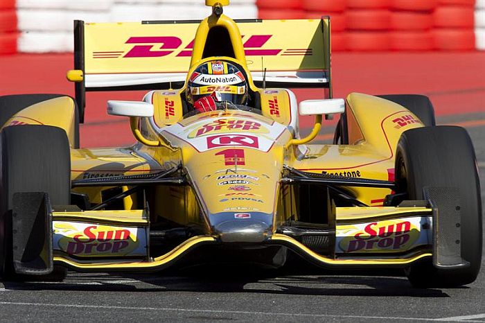 Além da pole position, Ryan Hunter-Reay quebrou o recorde de volta mais rápida no circuito do Anhembi, com 1min20s4312 | Sebastião Moreira / EFE