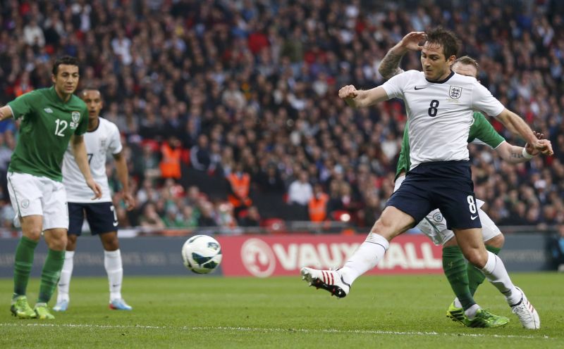 Lampard fez o gol dos ingleses diante da Irlanda | Reuters