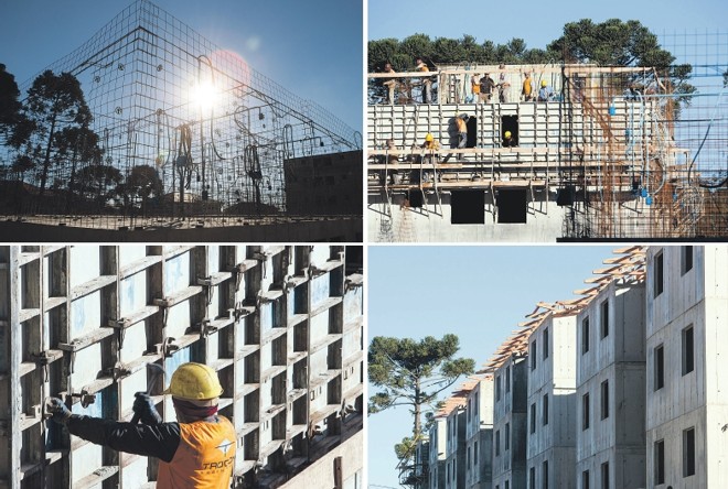 Conjunto habitacional no Tatuquara está sendo erguido com sistema industrializado da Trocon Engenharia: obra rápida, limpa e mais eficiente |