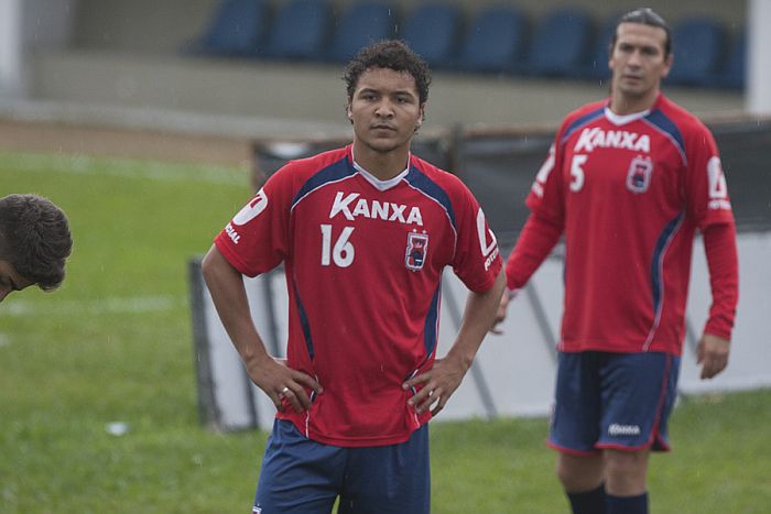 Apesar da reserva, Alex Alves tem a confiança do técnico Dado Cavalcanti | André Rodrigues / Gazeta do Povo