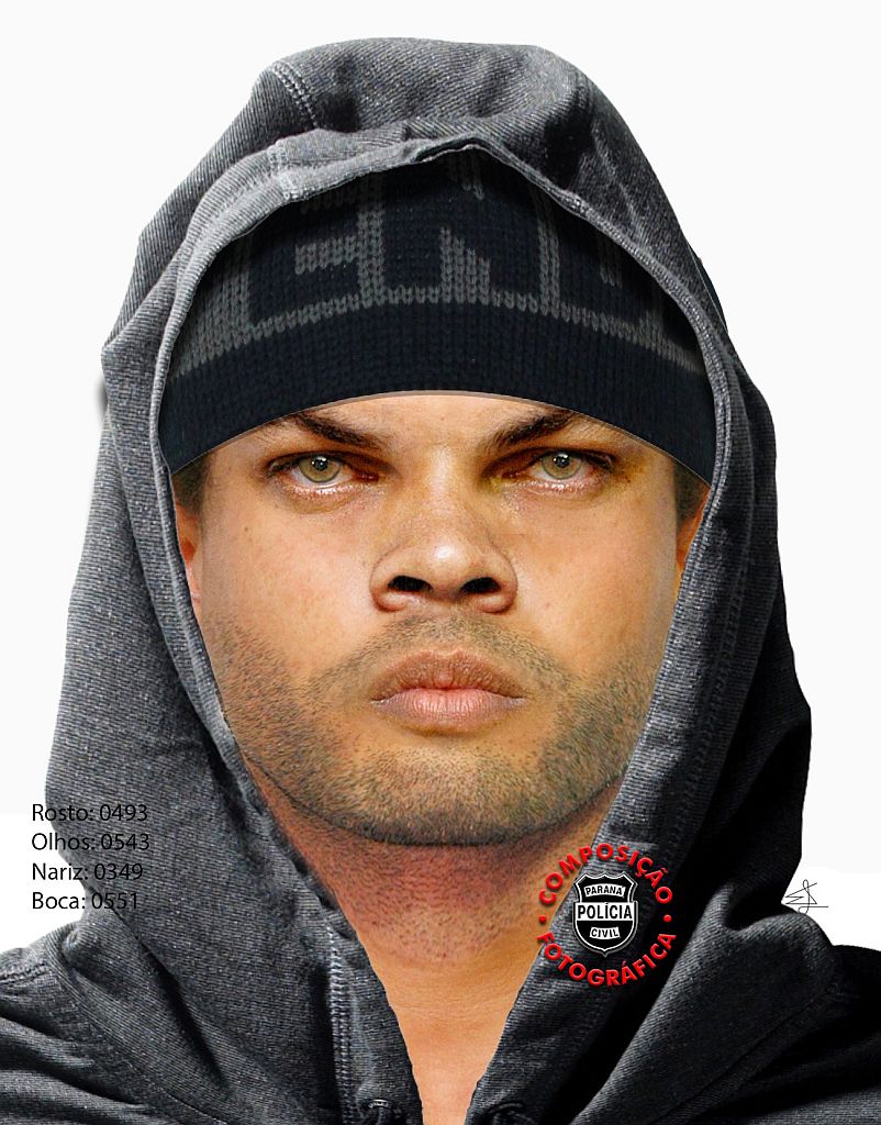 Polícia divulga retrato falado de suspeito de sequestro que provocou acidente | Divulgação / Sesp