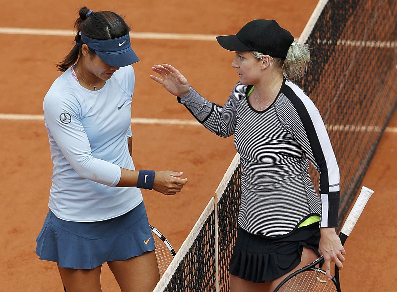 Norte-americana supera chinesa, que estava entre as favoritas em Roland Garros | Gonzalo Fuentes / Reuters