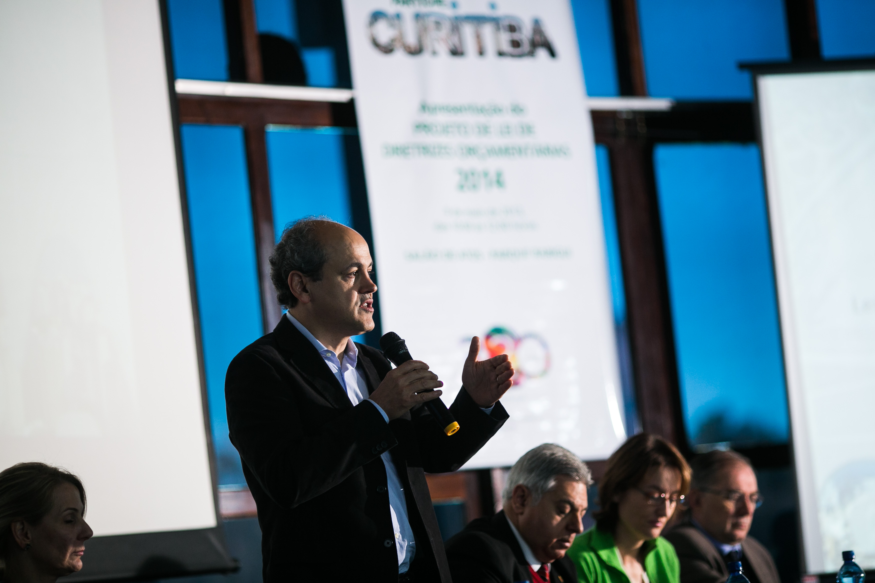 O prefeito Gustavo Fruet (PDT) apresentou o dados da LDO nesta quinta-feira (09) | Foto: Maurilio Cheli/SMCS