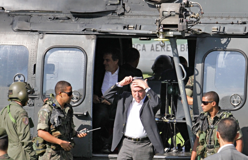 Michel Temer: "Operação Ágata traz prejuízo ao contrabando, ao descaminho e é um resultado positivo" | Christian Rizzi / Gazeta do Povo