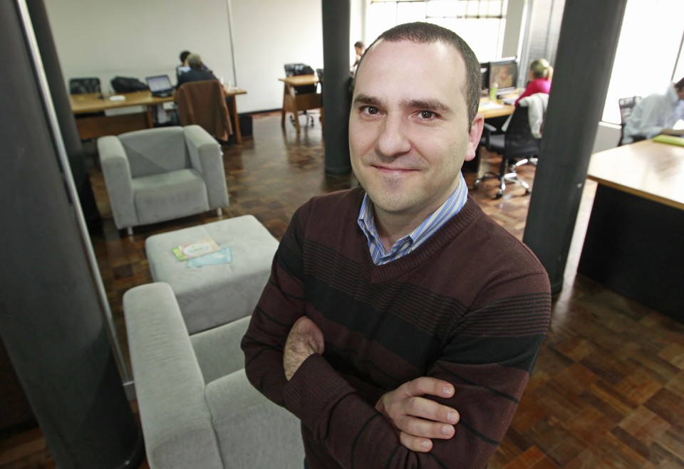 André Luiz Garcia Ruiz, empresário da startup Atendemos, com sede em Maringá e Curitiba | Antônio More/ Gazeta do Povo