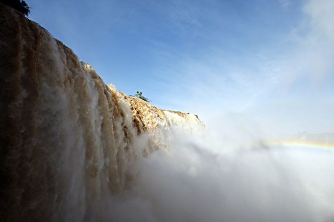 Em dias normais, 1,5 mil metros cúbicos por segundo são registrados. | 