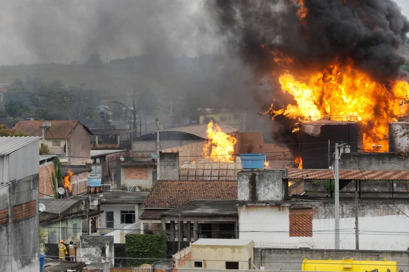 Um homem morreu no incêndio, anteontem | Tania Rego/ ABr