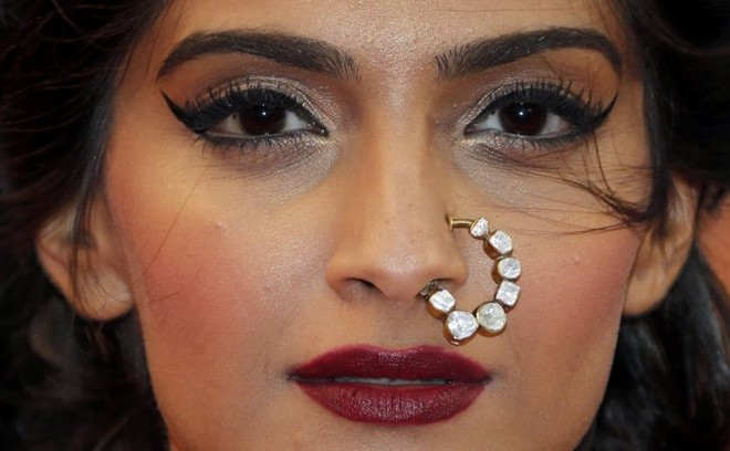 A atriz indiana Sonam Kapoor |