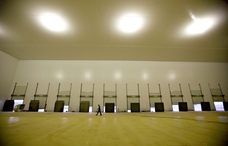 Centro de Armazenagem e Distribuição (CAD) do Grupo Unifrango em Apucarana: capacidade para 8,4 mil toneladas na primeira fase | Jonathan Campos/gazeta Do Povo