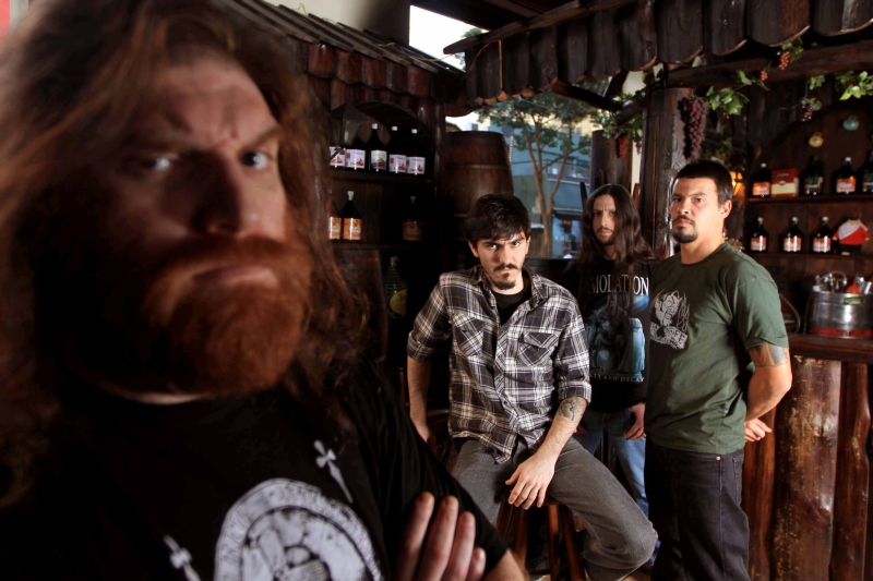 Da esq. para a dir.: Jimmy (vocal), Jonas (bateria), Donida (guitarra) e China (baixo) | Divulgação