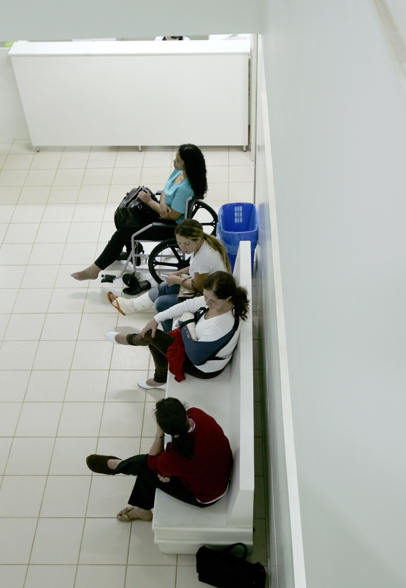 Sala de espera de consultório: coberturas mais amplas | Josué Teixeira/ Gazeta do Povo