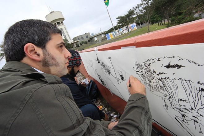 Desenhistas em ação | 