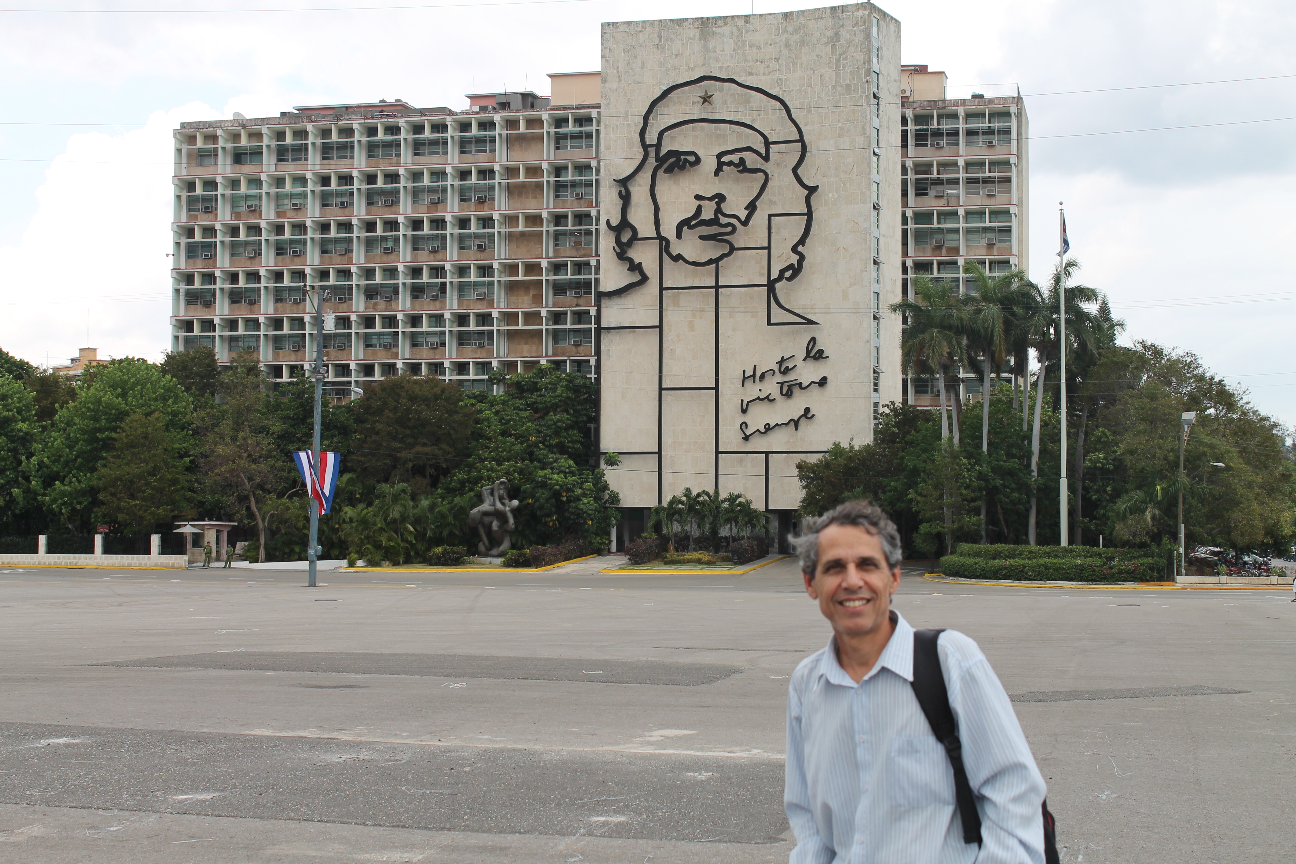 O jornalista Célio Martins em Havana. | Célio Martins/Gazeta do Povo